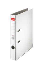 Esselte Essentials Lever Arch File Polypropylene A4 50mm Spine Width White (Pack 25) 81190 DD